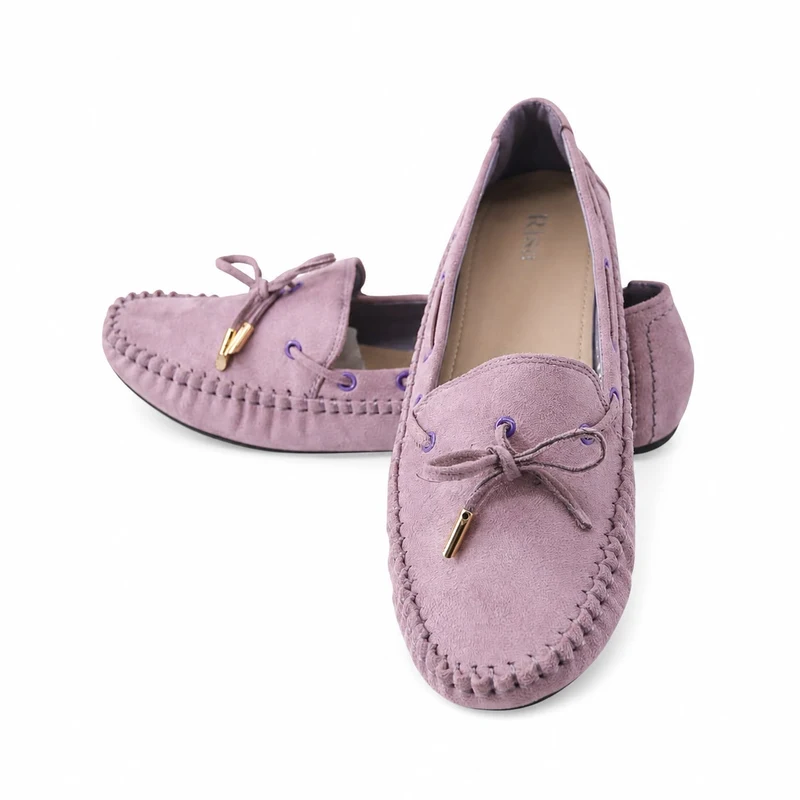 Risa Women's Top Sider Lace-Up Boat Shoes Purple - 38