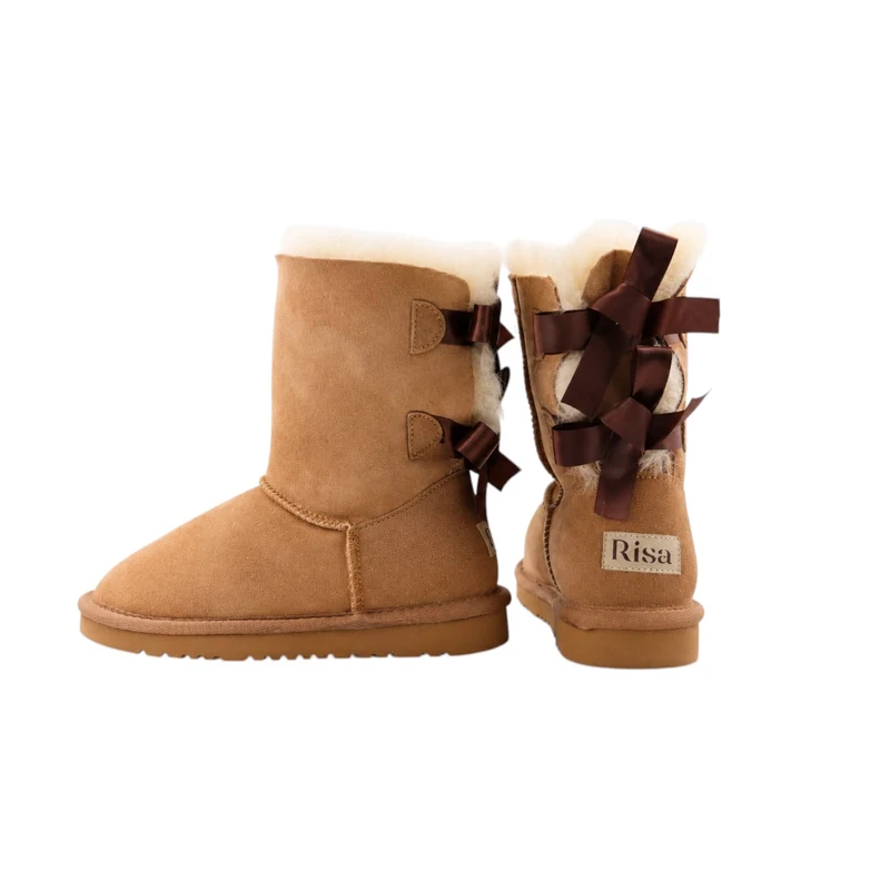 Risa Women's Tall Winter Boots Chestnut - 38