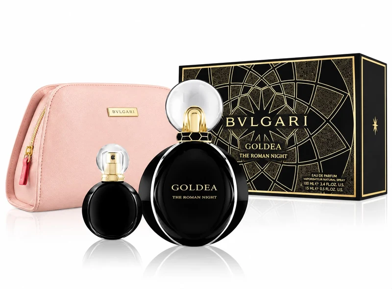 Bvlgari Goldea The Roman Night - Eau De Parfum Gift Set (For Women) 3Pieces