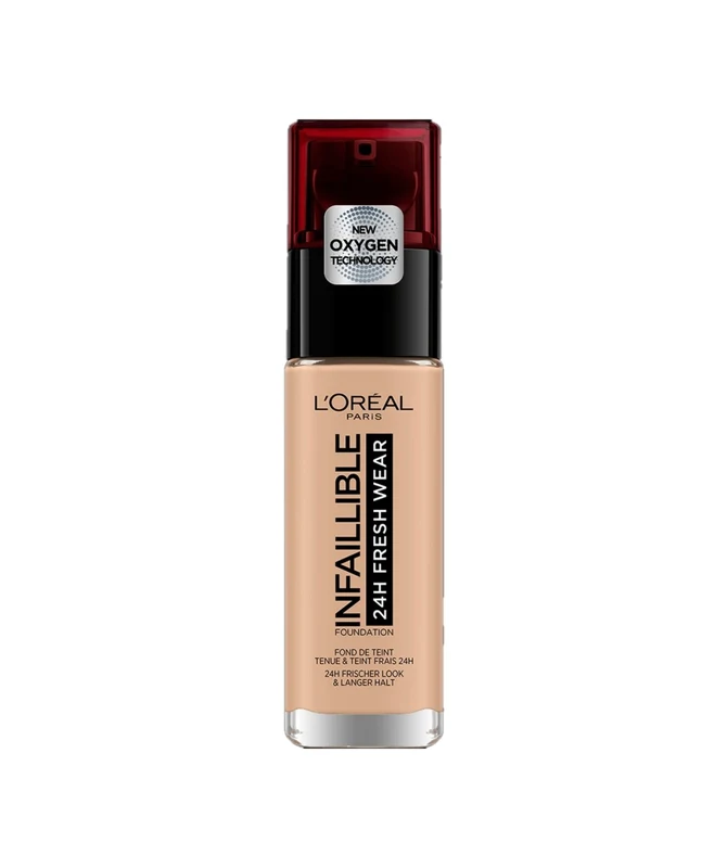 L'Oréal Paris Infallible 24H Fresh Wear Liquid Foundation 30ml - 145 Rose Beige