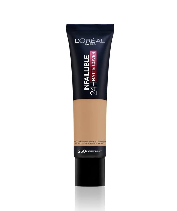 L'Oréal Paris Infallible 24H Matte Cover Liquid Foundation 30ml - 230 Radiant Honey