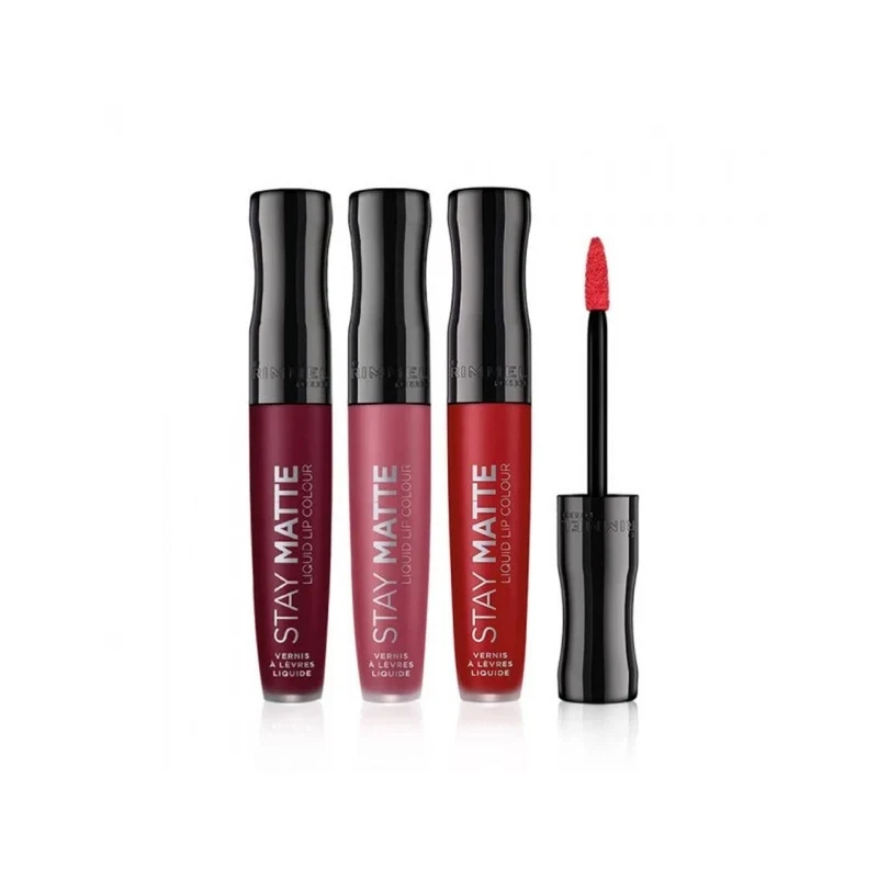 Rimmel London Stay Matte Liquid Lip Colour Set - 3 Pieces