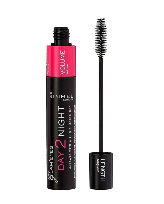 Rimmel London Glam'Eyes Day 2 Night Mascara 9.5ml - 001 Black