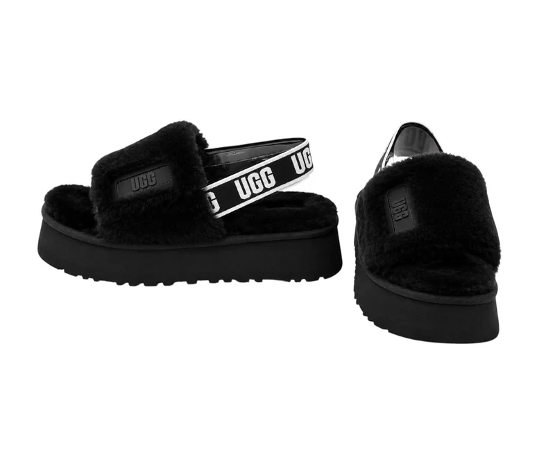 UGG Women's Disco Slide Slippers Black - 41