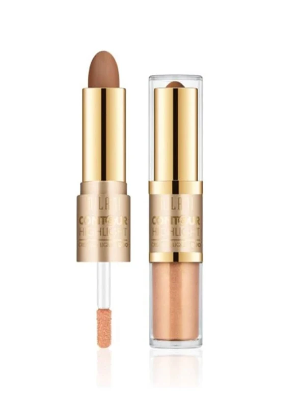 Milani Contour & Highlight Cream & Liquid Duo - 04 Medium/Dark