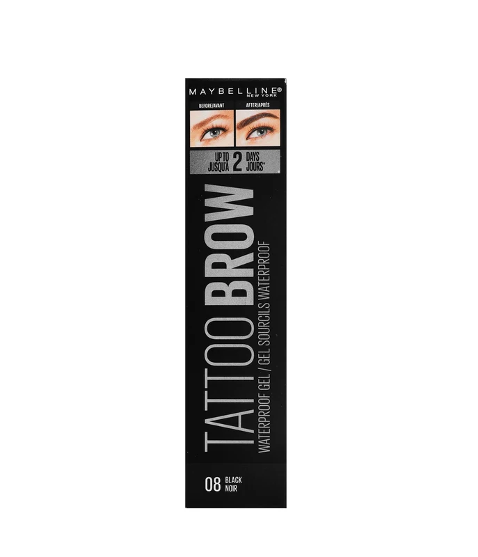 Maybelline New York Tattoo Brow Waterproof Eyebrow Gel 5ml - 08 Black