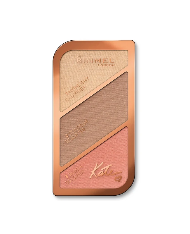 Rimmel London Sculpting & Highlighting Palette 18.5g - 002 Coral Glow