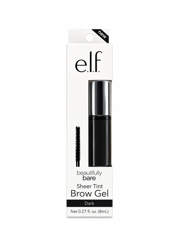 e.l.f. Beautifully Bare Sheer Tint Brow Gel 8ml - Dark